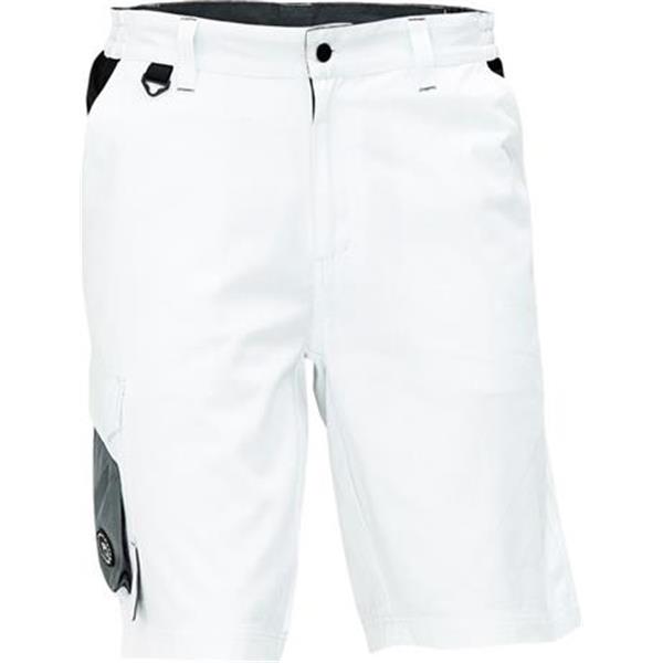 Kalhoty pracovní kraťasy (šortky) CREMORNE (vel.62) montérkové, barva bílá