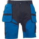 Kalhoty pracovní kraťasy (šortky) KEILOR (vel.52) montérkové, barva černá -modrá royal