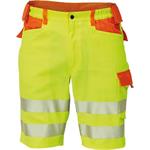 Kalhoty pracovní kraťasy (šortky) LATTON (vel.54) reflexní žluto-oranžová high visiblity - výstražný oděv,