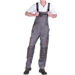 Kalhoty pracovní s laclem DESMAN Plus (vel.52) montérkové, šedo - oranžové