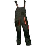 Kalhoty pracovní s laclem EMERTON (vel.46) šedo-oranžová, montérkové
