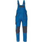 Kalhoty pracovní s laclem MAX NEO (vel.62) montérkové, modro - černé 