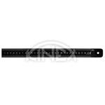 Kinex 1023-02-100 - Měřítko ploché 1000 mm profil 30 x 1 mm ocelové, dělení 1 mm, tř.přesnosti 1, EC, ČSN 251125 BLACK COAT