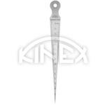 Kinex 1138-02-015 - Kuželová (klínová) měrka pro měření vnitřního průměru 1-15 mm, plochá