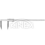 Kinex 6015-02-100 - Posuvné měřítko  500mm s jemným stavěním, vnitřní měření, čelisti 100mm, dělení 0,02mm, DIN 862, ČSN 251231
