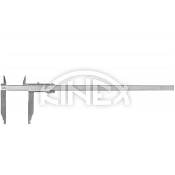 Kinex 6022-02-150 - Posuvné měřítko 500mm s jemným stavěním, vnitřní měření, čelisti 150mm, dělení 0,02mm, DIN 862, ČSN 251234
