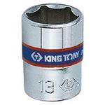 King Tony 233506M - Hlavice nástrčná - ořech 1/4", velikost  6 mm, 6-hranný, chromovaný leštěný, DIN3124, ISO 2725-1