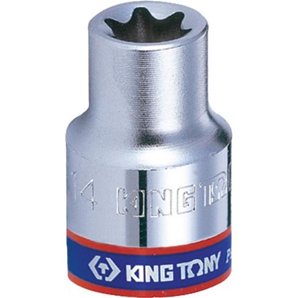 King Tony 237506M - Hlavice nástrčná - ořech 1/4", TRX E 6