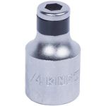 King Tony 314808S - Adaptér, redukce na BITy 6,3mm (1/4") na 3/8" ráčnu průmyslový, DIN 3120