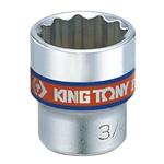 King Tony 333030S - Hlavice nástrčná - ořech 3/8" velikost 15/16"