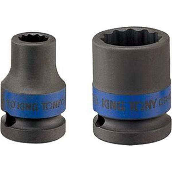 King Tony 453014M - Hlavice nástrčná - ořech 1/2", 14 mm 12-hran průmyslová (kovaná) CrMo