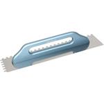 Kubala 0409 - Hladítko zubaté 480 x 130 mm, nerezové zub 6x6 mm, dřevěná rukojeť