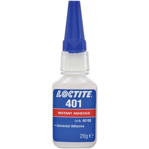 LOCTITE 40120 - Lepidlo vteřinové 401, obsah 20g, obal lahev, LOCTITE