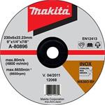Makita A-80896 - brusný kotouč 230x6x22 nerez