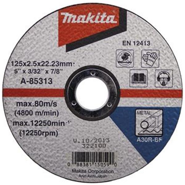 Makita A-85313 - řezný kotouč 125x2,5x22 ocel