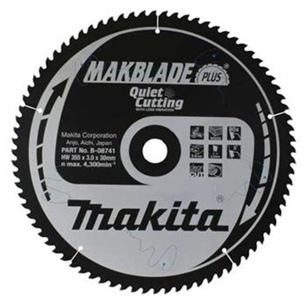 Makita B-08741 - pilový kotouč 355x30 80 Z dřevo =new B-32574