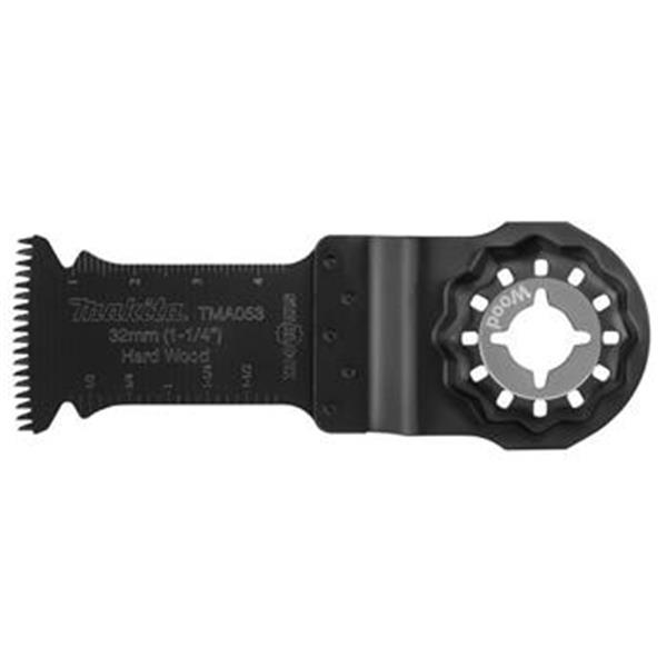Makita B-64870 (TMA053) - Pilový list s pilovými zuby BiM šíře 32mm Starlock pro oscilační brusky, tvrdé dřevo