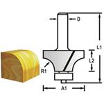 Makita D-48359 - Fréza do dřeva zaoblovací radiusová s kopírovacím ložiskem pr. 19,0 mm radius 3,2 mm