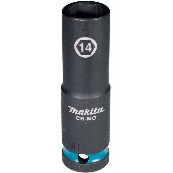 Makita E-16455 - nástrčný klíč 1/2" velikost 14 mm square drive Impact BLACK prodloužený