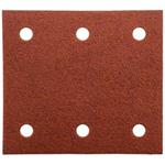 Makita P-33087 - Arch, brusný papír na suchý zip 114 x 102 mm, hrubost 40, 6-děr red (balení 10ks)