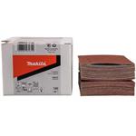 Makita P-42444 - Arch, brusný papír na suchý zip 114 x 102 mm, hrubost 100, 6-děr red (balení 50ks)