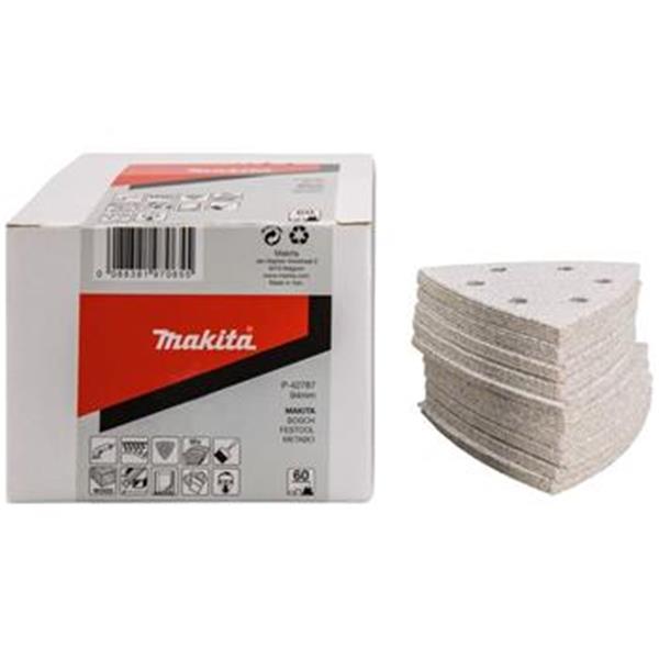 Makita P-42818 - Brusný papír suchý zip DELTA 94 x 94 mm zr. 120 ( balení 50ks )