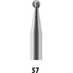 Medin 229310 - Fréza technická pr. 4x3,4/60mm, s válcovou stopkou 6mm, HSS, typ 57 zub č. 2