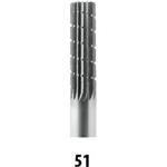 Medin 229310 - Fréza technická pr. 6x20/60mm, s válcovou stopkou 6mm, HSS, typ 51 zub č. 1