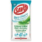 Napuštěné dezinfekční čisticí ubrousky SAVO bez chloru (bal. 30 kusů)