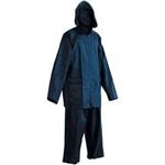 Oblek do deště, dvoudílný s kapucí CARINA, (vel.XL), tmavě modrý