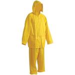 Oblek do deště, dvoudílný s kapucí CARINA,  (vel.XL), žlutý