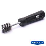 Osborn 0003075250 - Ruční drátěný kartáč do otvoru pr.   6 mm, vlnitý ocelový drát 0,12 mm s plastovou rukojetí