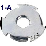 Osborn 0103075021 - Kovová redukce typ 1-A pro zmenšení upínacího otvoru z pr. 51 mm (2") na pr. 12,7 mm (1/2") pár