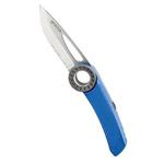 Petzl S92AB - SPATHA - Zavírací nůž s otvorem pro karabinu, modrý