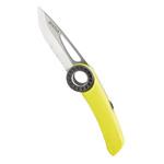 Petzl S92AY - SPATHA - Zavírací nůž s otvorem pro karabinu, žlutý