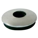 Podložka s těsnící gumou pr. 6,7x19mm, ocel/pryž, zinek bílý, (100ks)