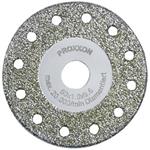 Proxxon 28557 - Diamantový řezný a brusný kotouč, pr. 50mm, otvor 10mm, tloušťka 1 mm pro brusku LHW