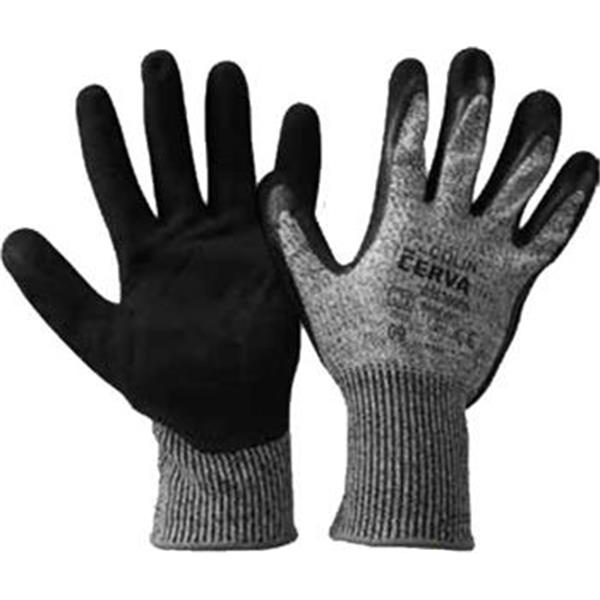 Rukavice pracovní COLIN (vel 8), spandex-nylonové rukavice povrstvené nitrilem
