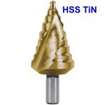 Ruko 101096T - Vrták do kovu pr. 6-32mm stupňovitý, stopka 10mm č.12, HSS TiN CBN