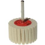 SKDS LKF50306 - Kotouč leštící pr.  50 x 30 mm upínací stopka pr.  6 mm, lamelový, filcový