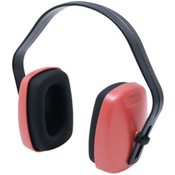Sluchátka LASOGARD LA 3001, celoplastová, lehká, komfortní, červená