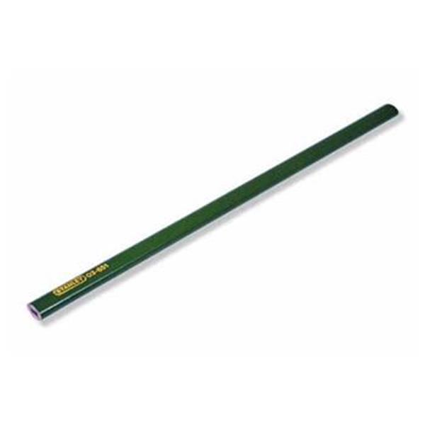Stanley 1-03-851 - Tužka tesařská, tvrdost 4H, tvrdá, 176 mm, zelená