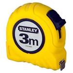 Stanley 1-30-487 - Metr svinovací  3m, žlutá ocelová páska 12,7mm, tř. př. II, plastový obal