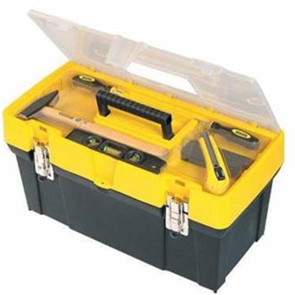 Stanley 1-93-285 - BOX plastový - kufr 50,0x26,0x25,0cm, s integrovaným organizérem, kovové přezky