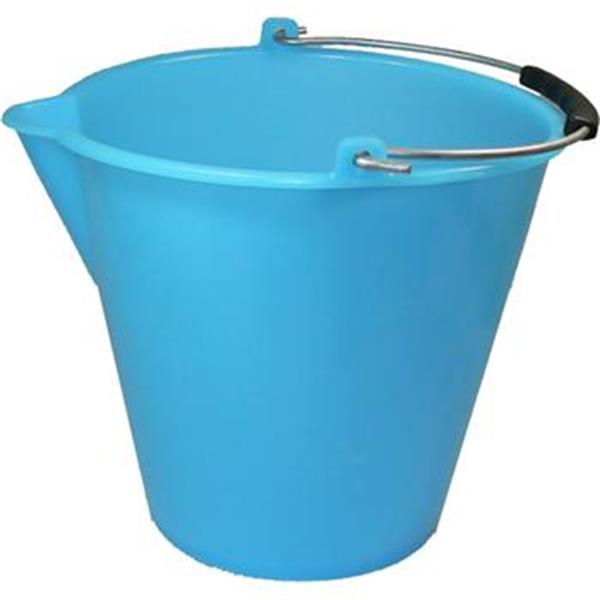 Stefanplast - Polyethylenový kbelík, vědro s výlevkou, obsah 12 litrů, barva modrá
