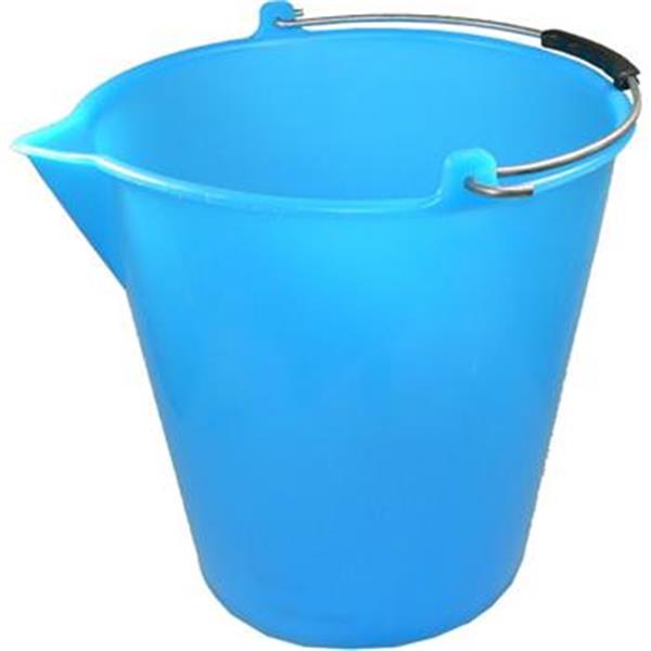 Stefanplast - Polyethylenový kbelík, vědro s výlevkou, obsah 17 litrů, barva modrá