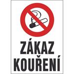Tabulka bezpečnostní - Zákaz kouření, rozměry: 30 x 21 cm