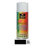 TechnoKem 002.0600-4 - Akrylová barva ve spreji RAL9005, černá lesklá (400ml)