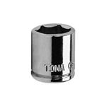 Tona Expert E030934 - Hlavice nástrčná - ořech  3/8",  9mm, 6- hranný, DIN3144
