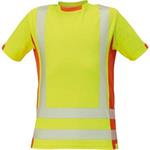Triko pracovní s krátkým rukávem LATTON T-SHIRT HV (vel.XL) žluto-oranžové Hi-Vis reflexní